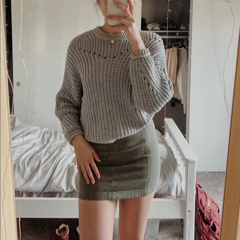 free people mini skirt